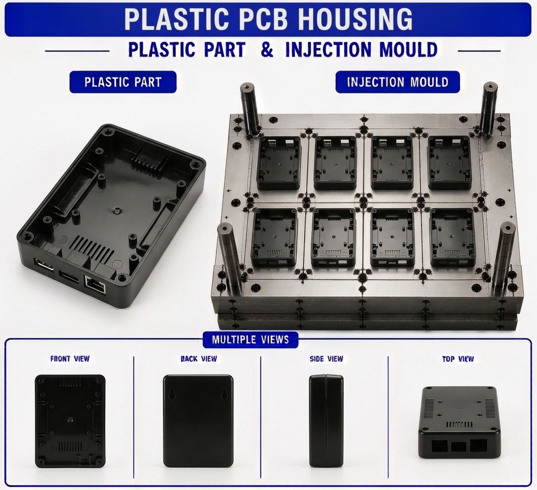 Plastic Pcb Housing Mould and Moulding Service